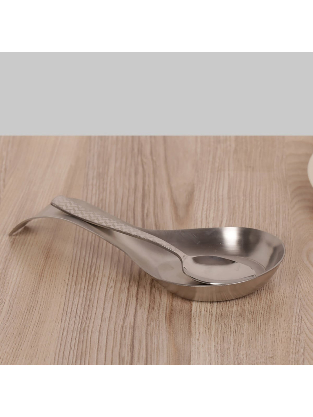 Home Centre Silver-Toned Stainless Steel Spoon