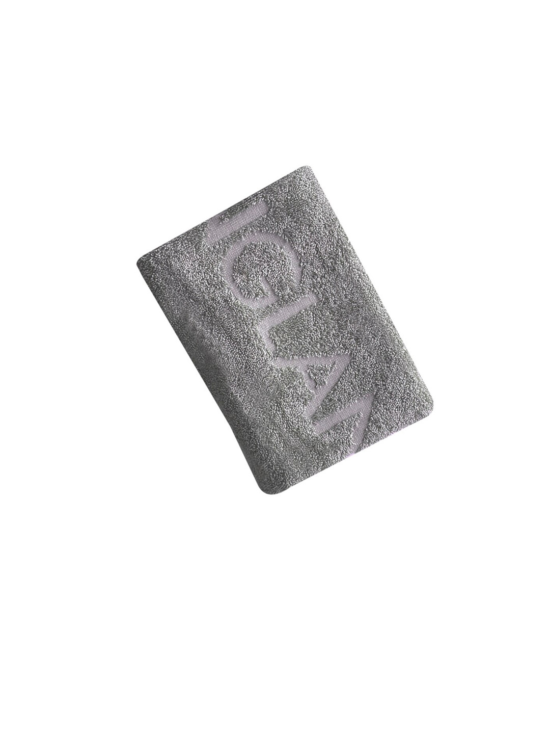Peter England Men Grey Solid 450 GSM Cotton Bath Towel