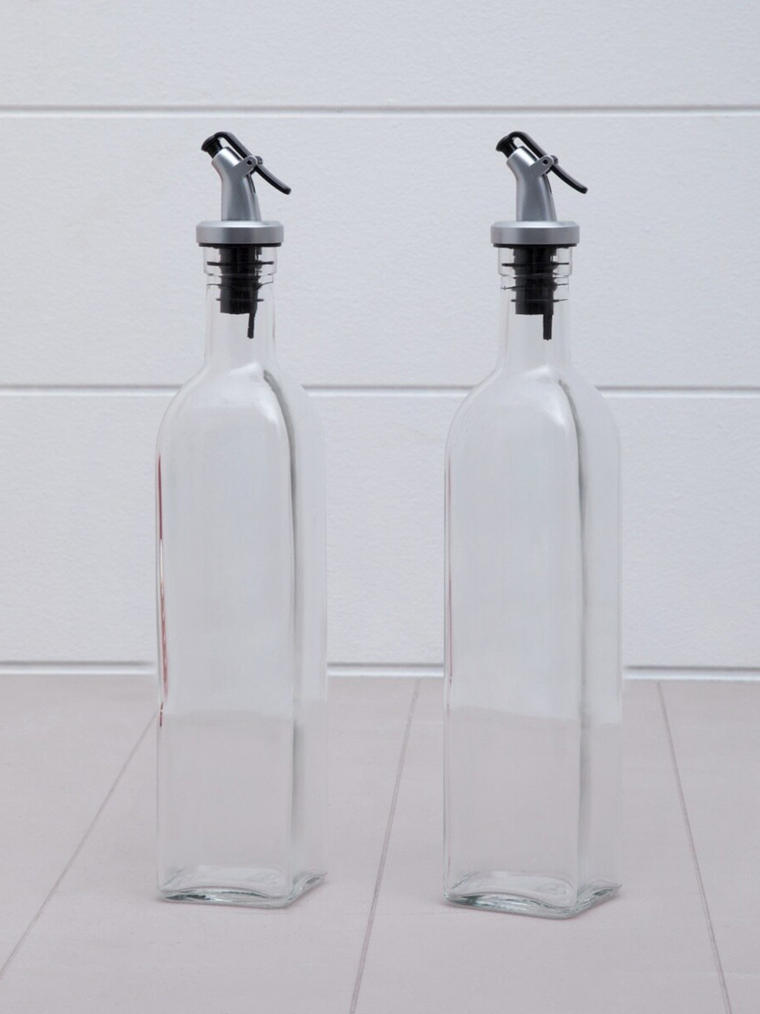 Home Centre Transparent Glass Oil Dispenser