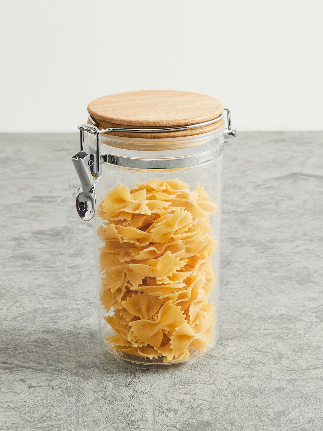 Home Centre Transparent Palestine Round Canister 1.1L