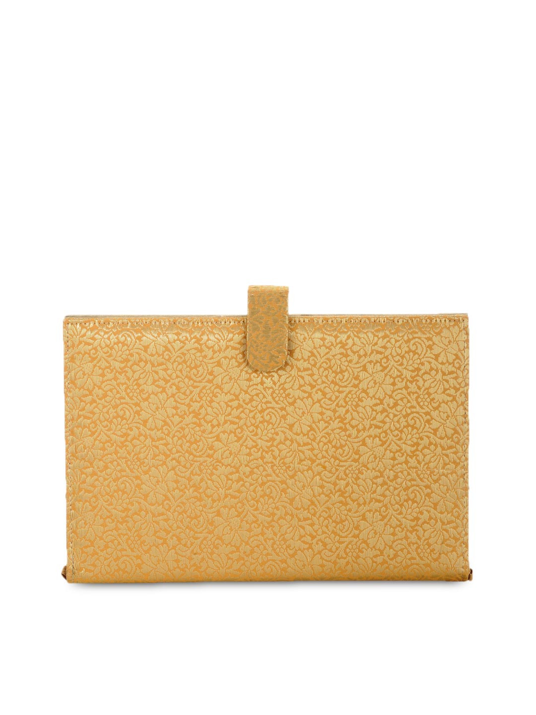 Tarini Nirula Women Beige Handcrafted Self-Design Wallet