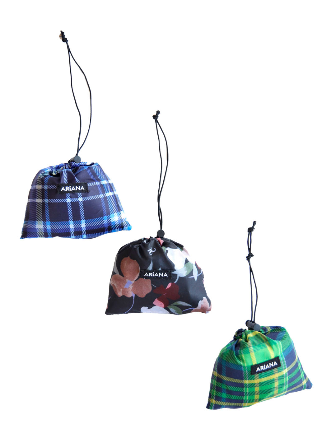 Ariana Multicolor Pack of 3 Printed Waterproof Magic Bags