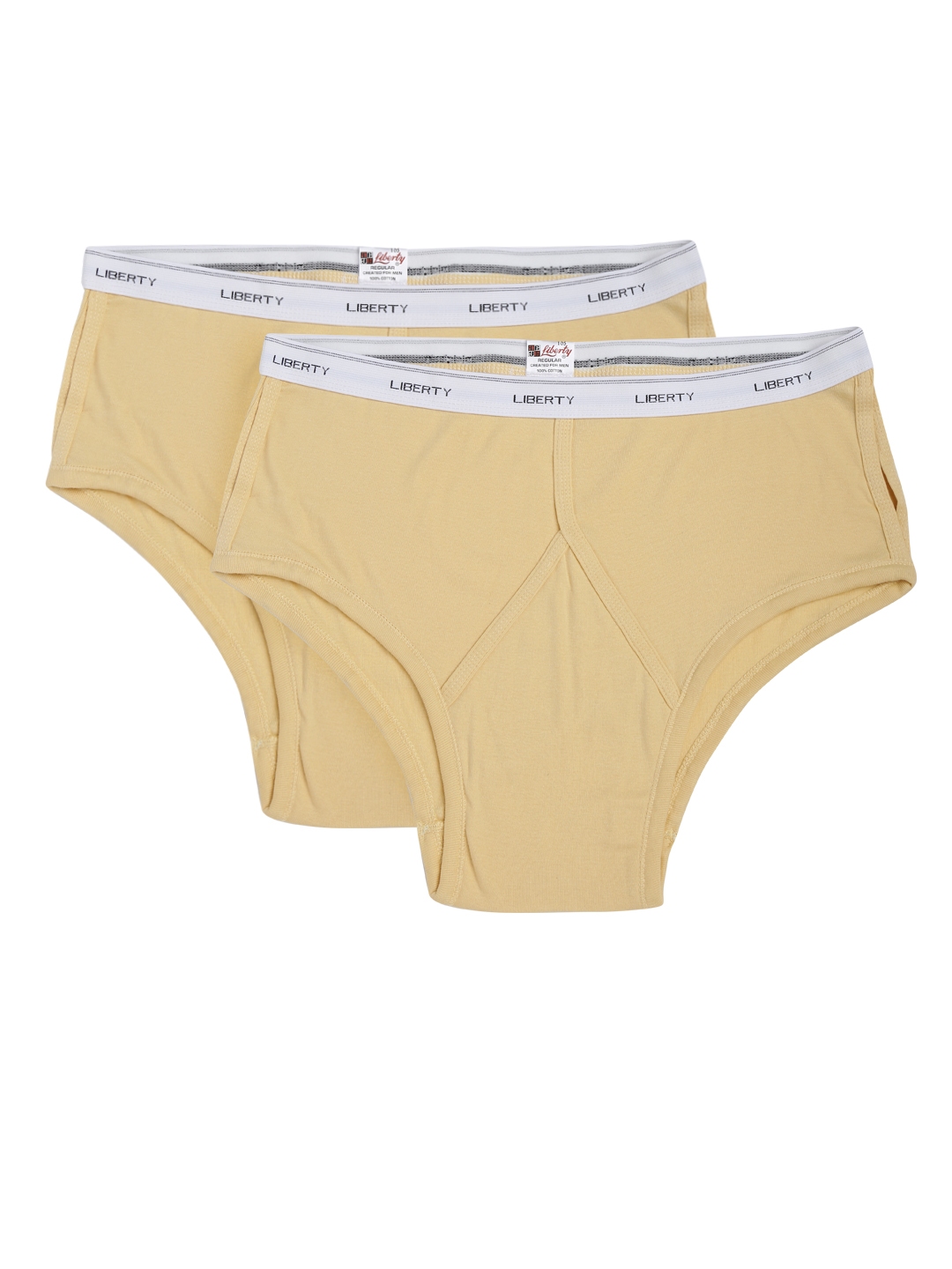 Liberty Men Pack of 2 Beige Briefs RB07 110