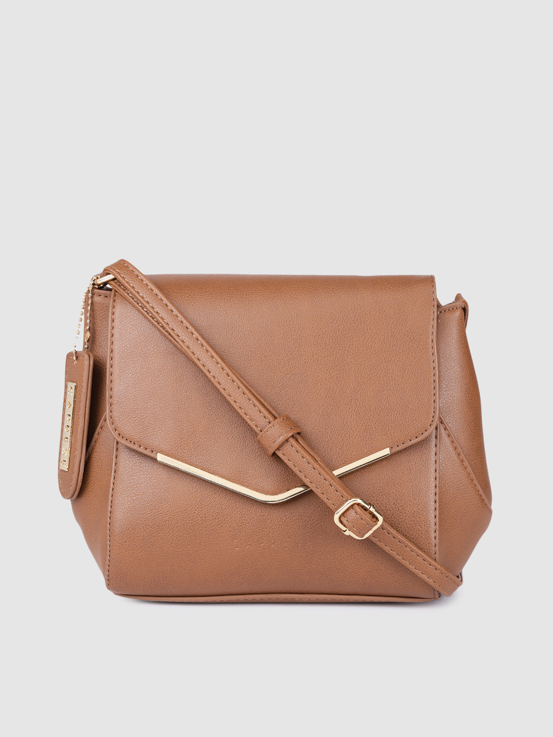 Caprese Yondella Women Tan Medium Sling Bag