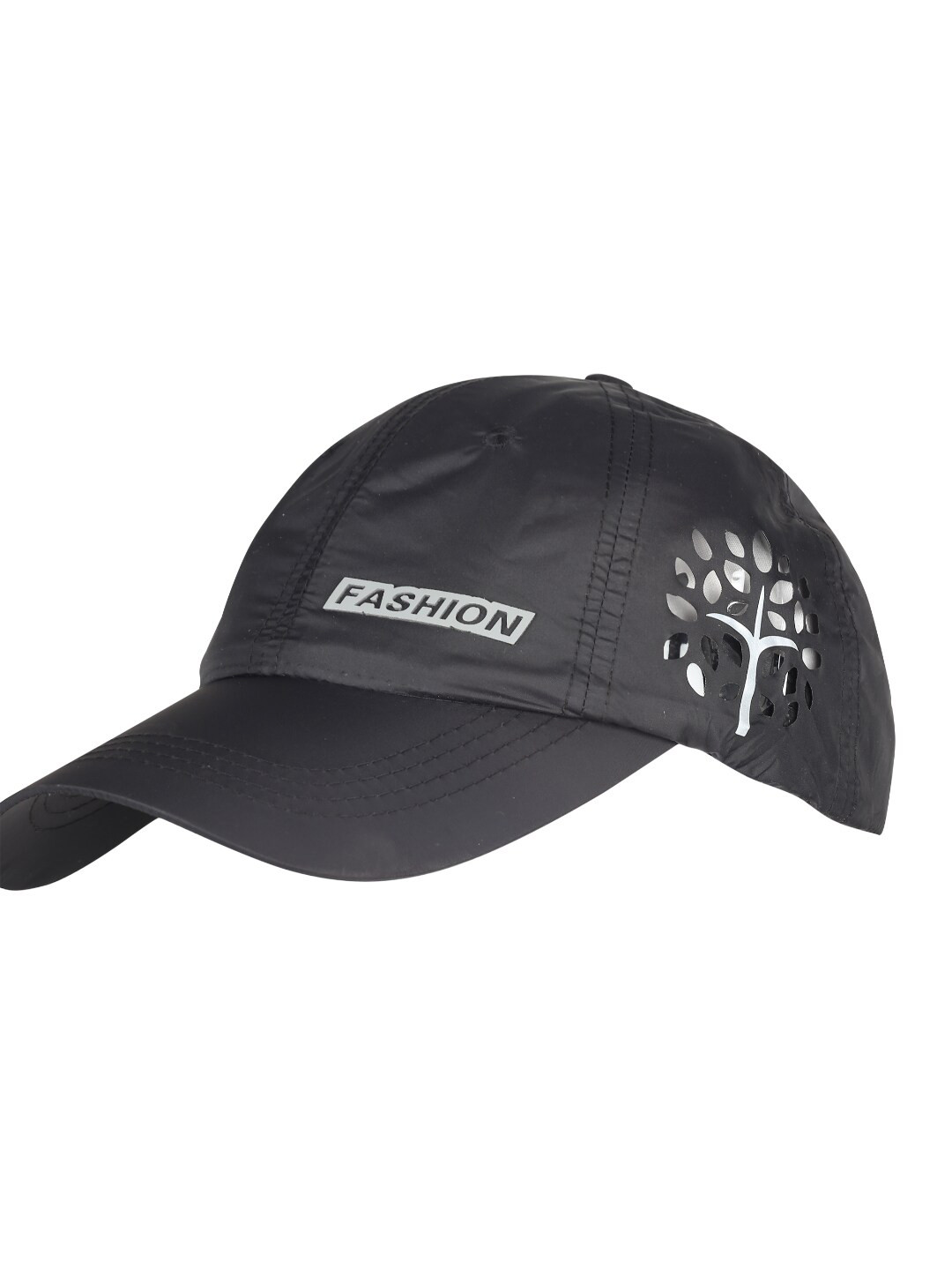 iSWEVEN Unisex Black Snapback Cap