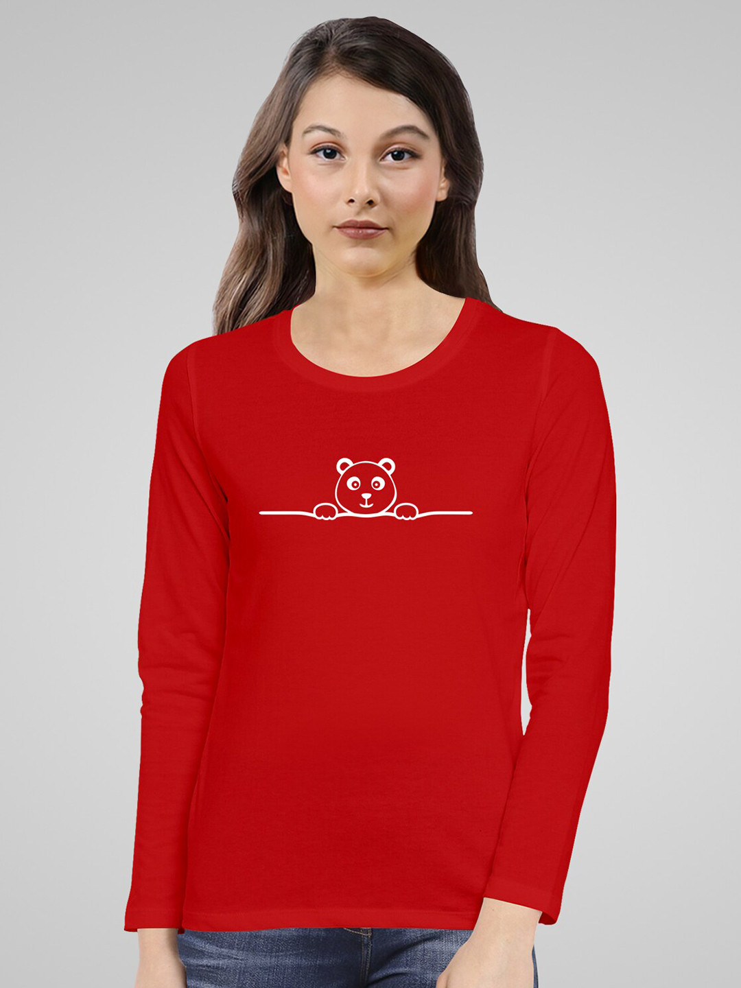 Pootlu Women Red T-shirt