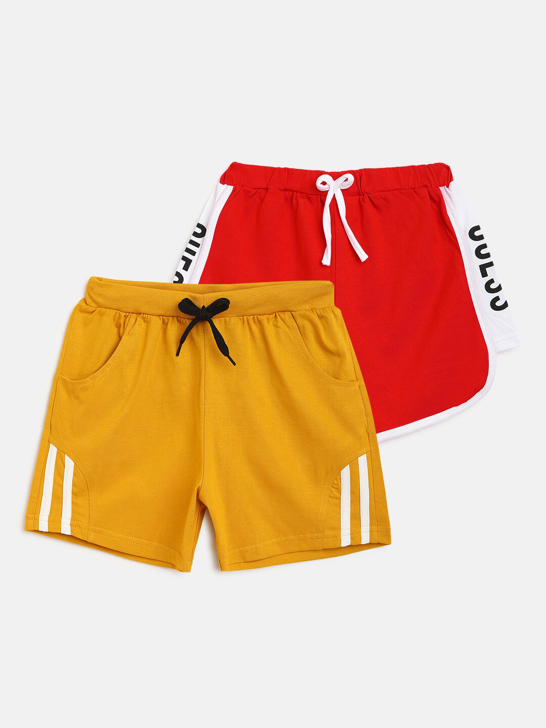 HOMEGROWN Girls Mustard Outdoor Shorts 100% cotton