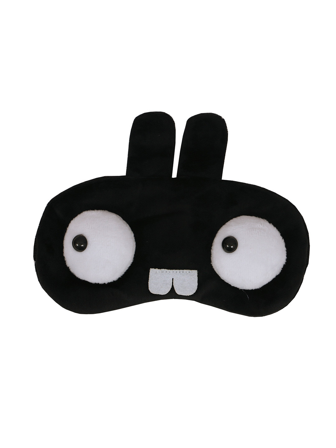 SKYLOFTS Kids Black & White Self-Design Rabbit Eye Mask