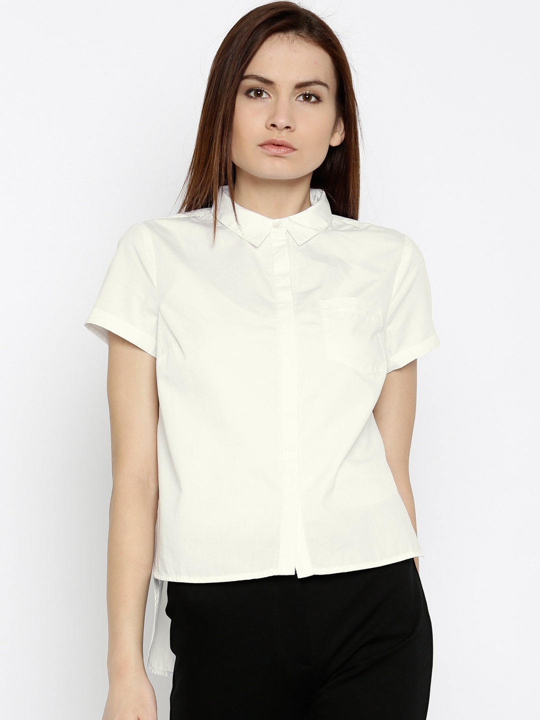 overalt tale Kanon Buy Vero Moda White Shirt - Shirts for Women 1783108 | Myntra