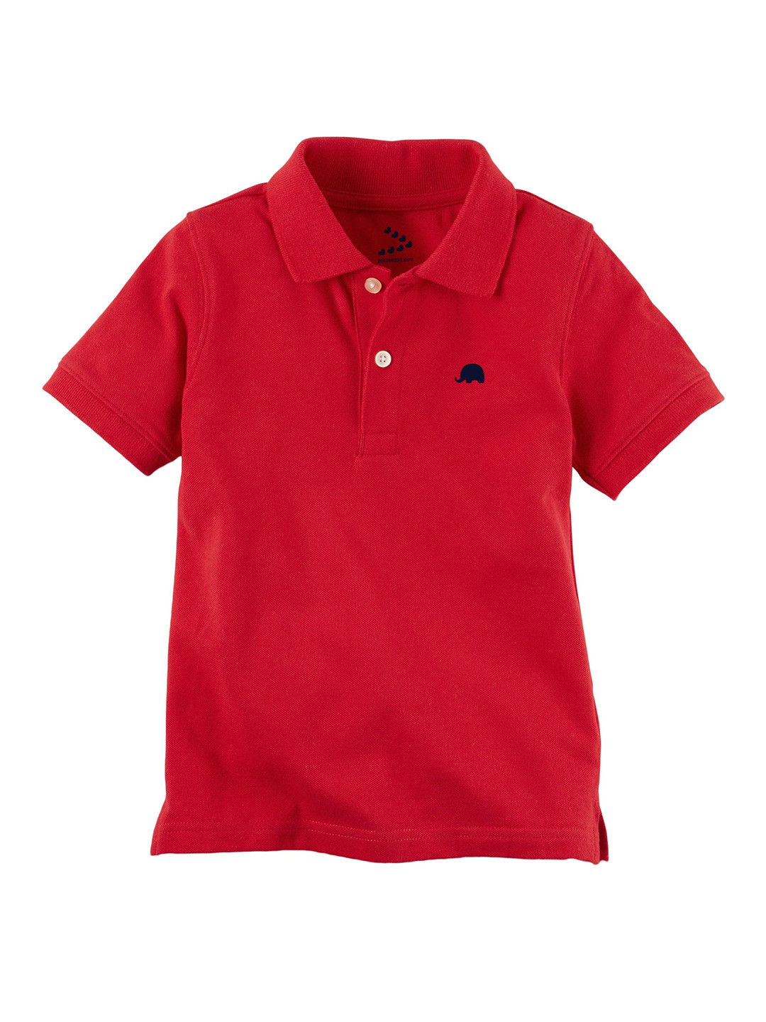 Zeezeezoo Boys Red Polo Collar T-shirt