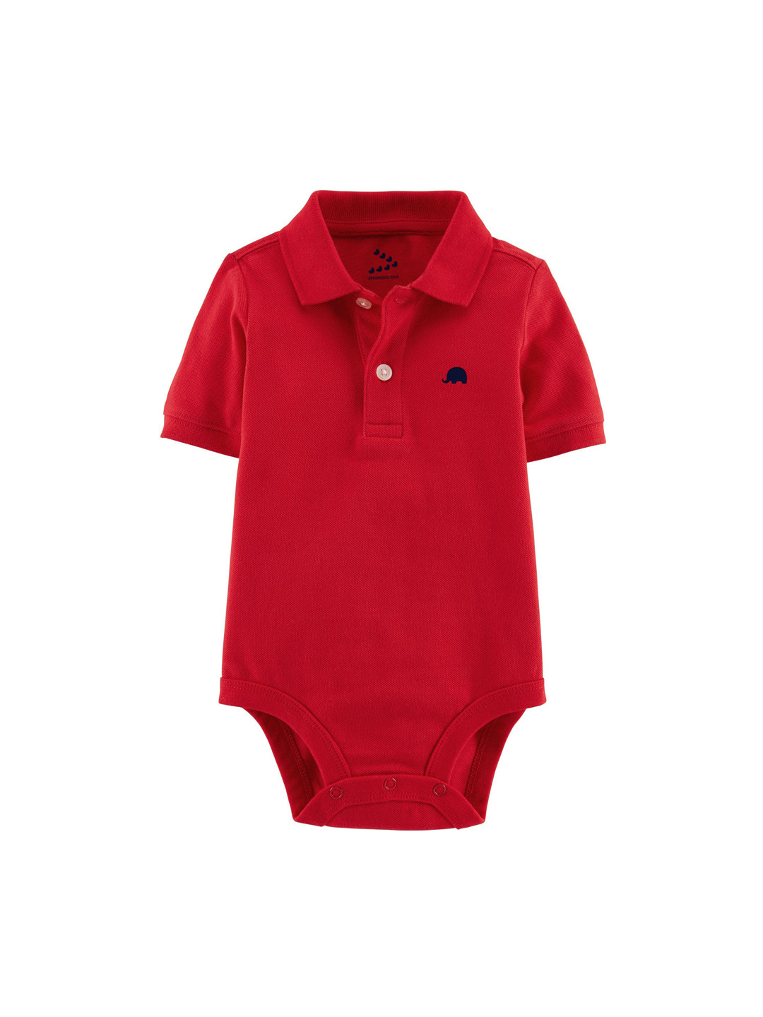 Zeezeezoo Infant Red Solid Cotton Bodysuit