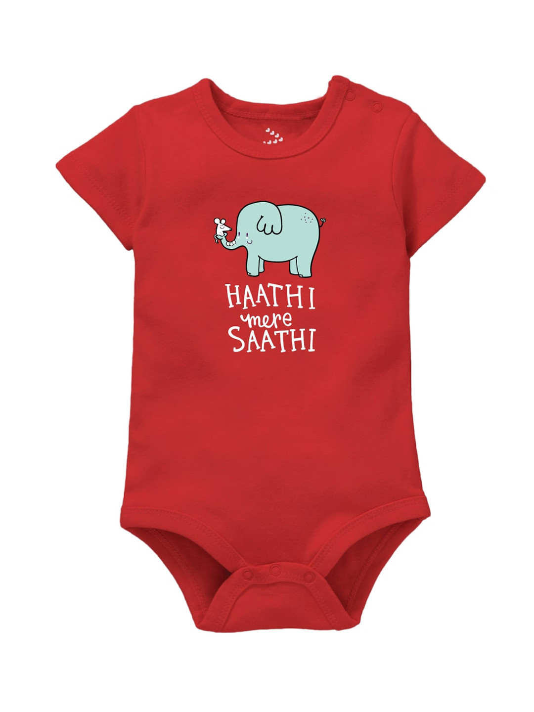 Zeezeezoo Infant Kids Typography Printed Cotton Bodysuit