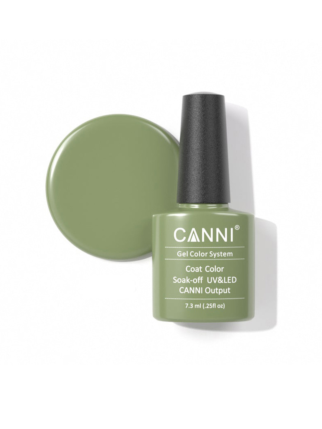 CANNI LED & UV Nail Gel Polish - Light Olive 153