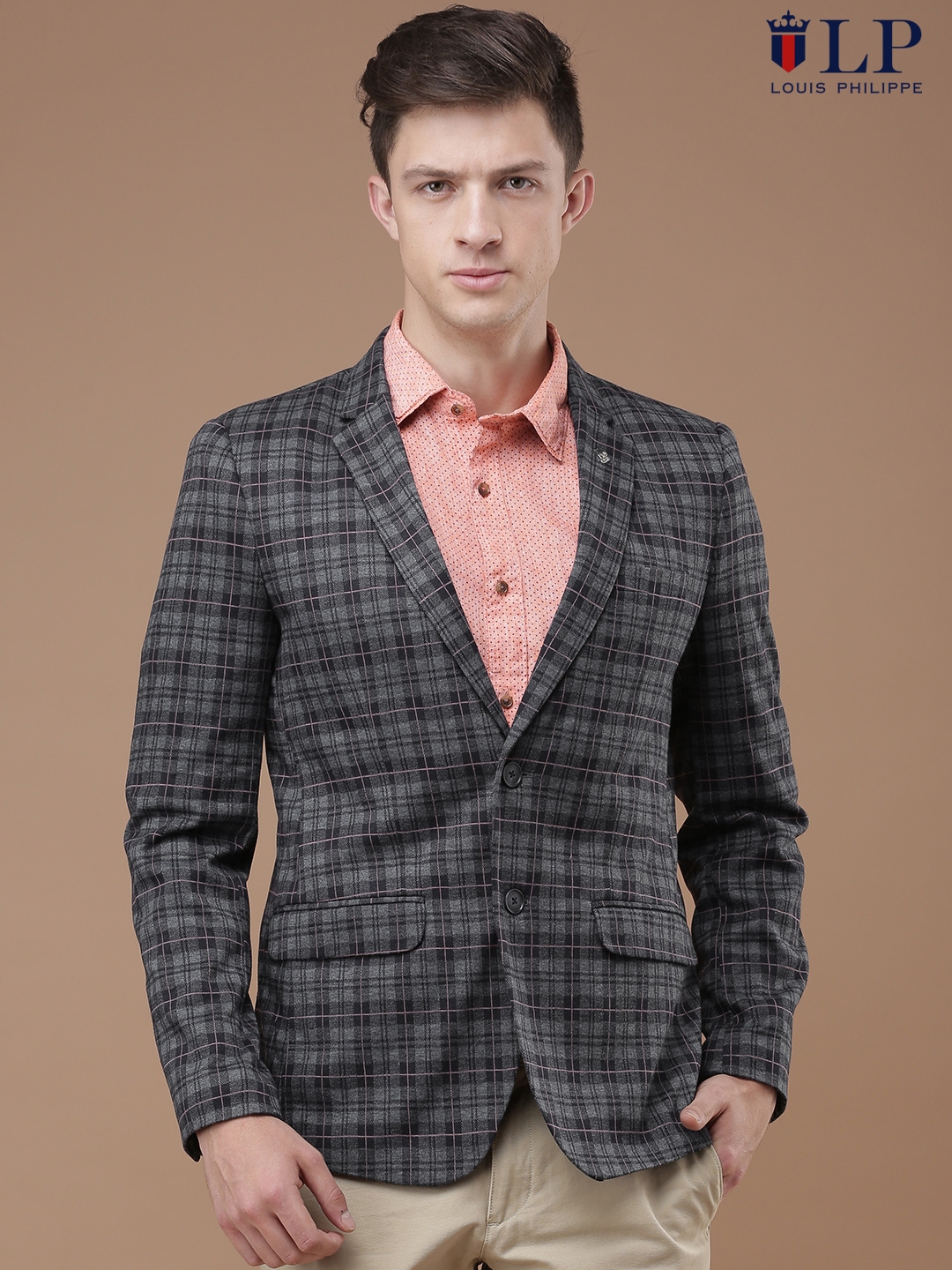 Louis philippe on sale blazer myntra