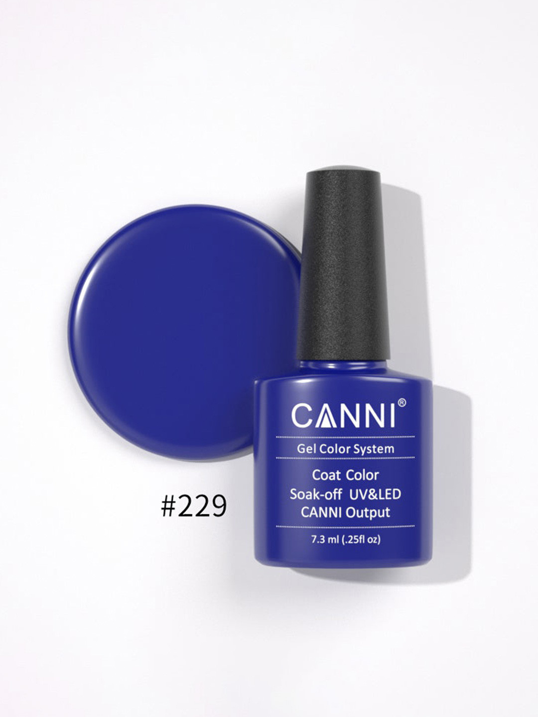 CANNI Gel Color System Coat Color Soak-Off UV&LED Gel Nail Polish - 229