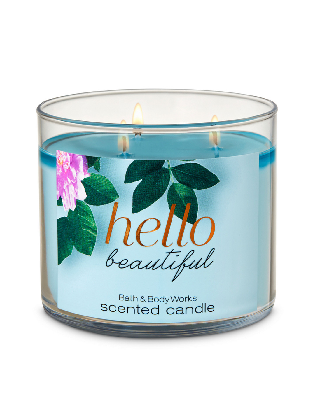 Bath & Body Works Hello Beautiful 3-Wick Candle 411 g