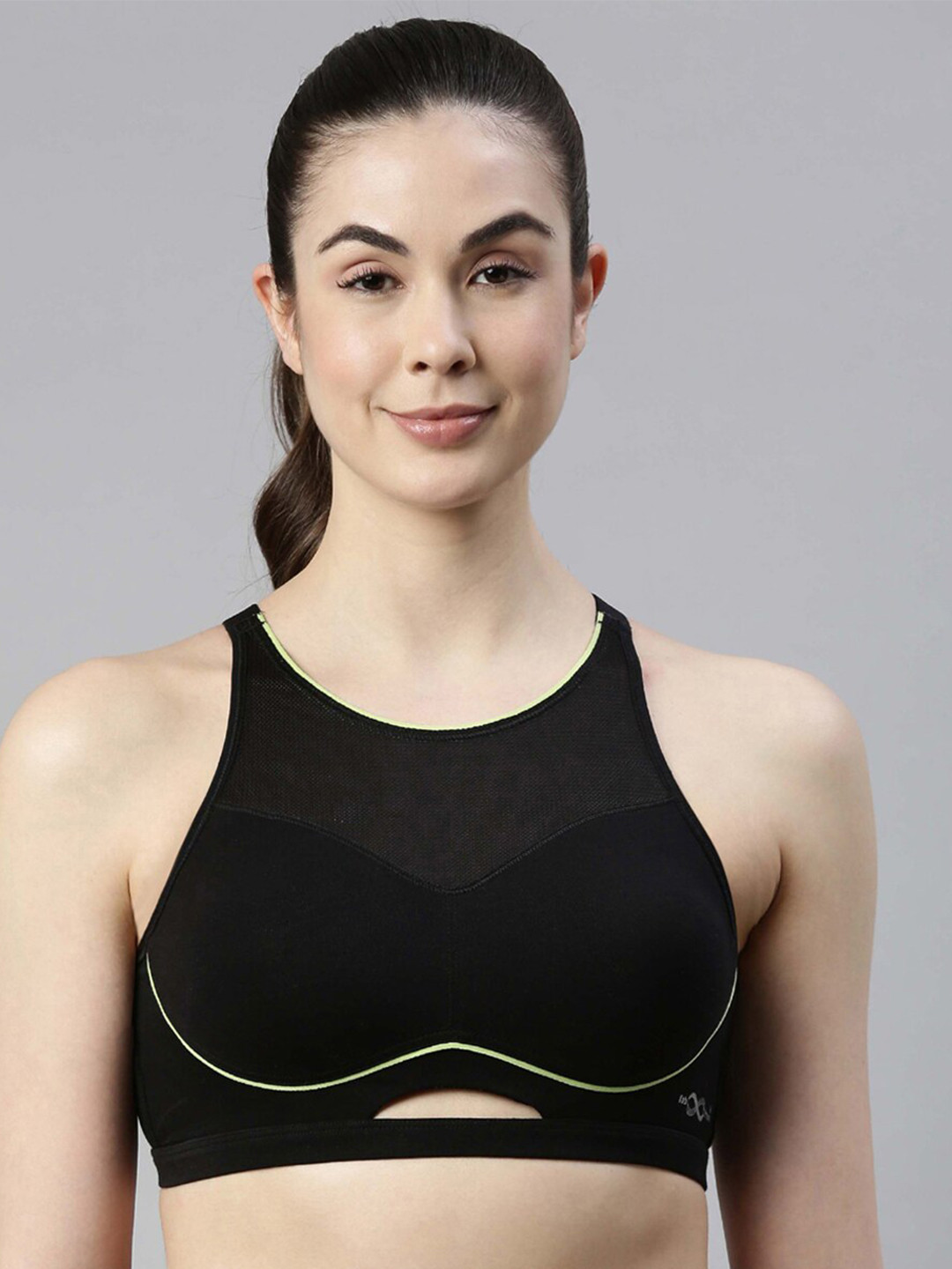 Enamor Black Bra Lightly Padded SB27-Black