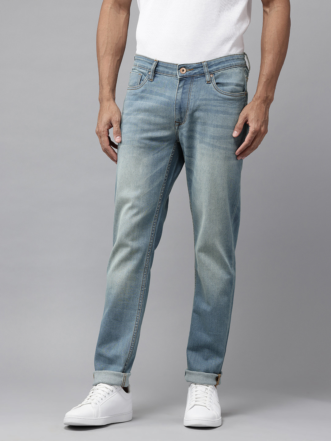 Blackberrys Men Buff Slim Fit Low-Rise Jeans