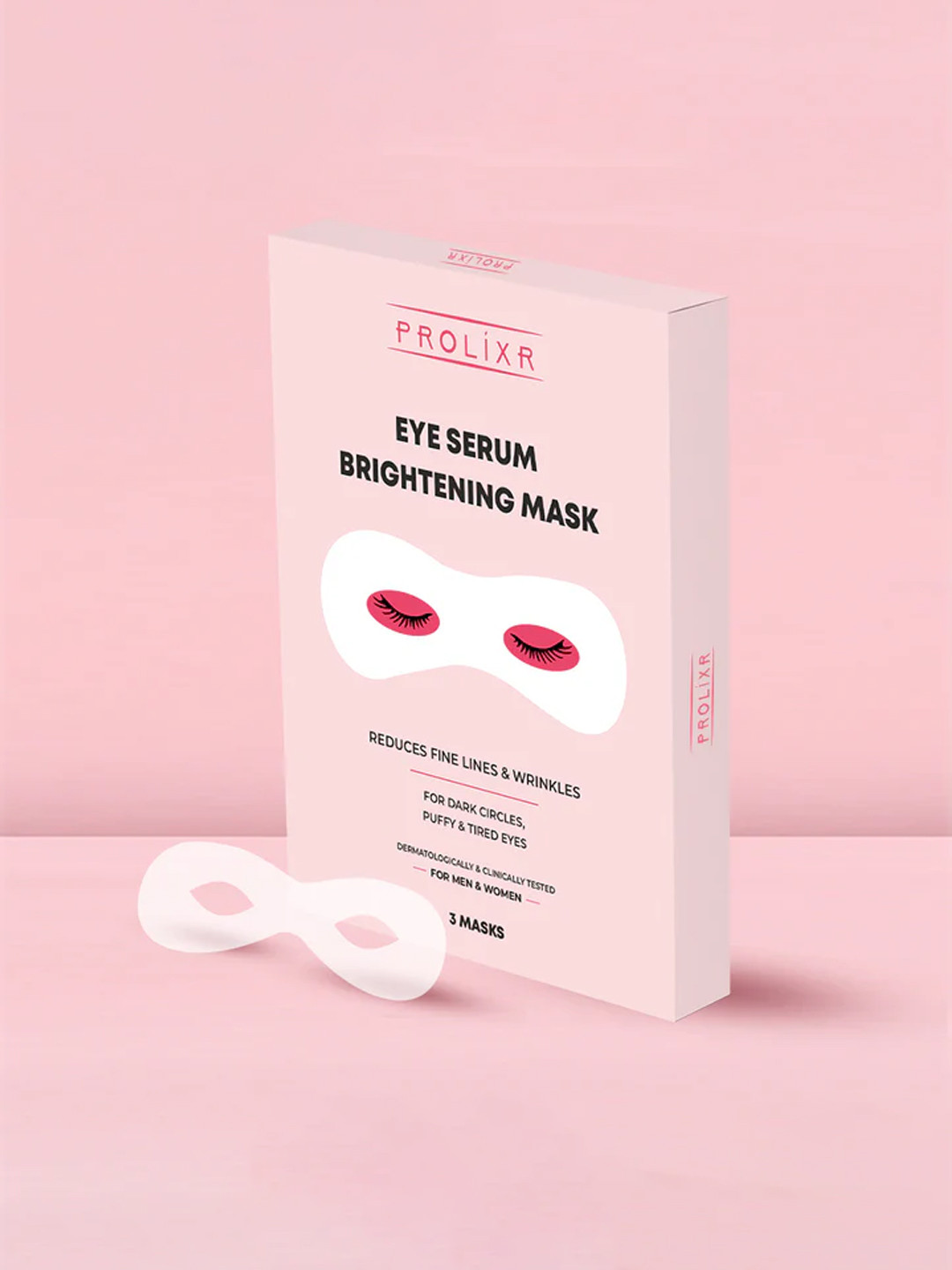 PROLIXR Eye Serum Brightening Mask - Reduces Puffiness & Fine lines - 3 masks