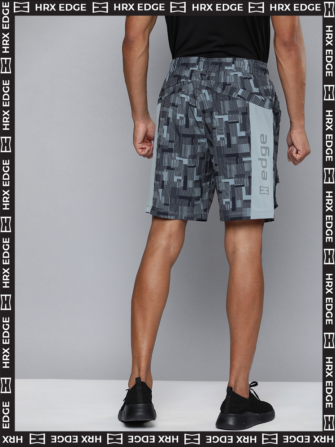 HRX By Hrithik Roshan EDGE Men Tradewinds Rapid Dry AOP Shorts