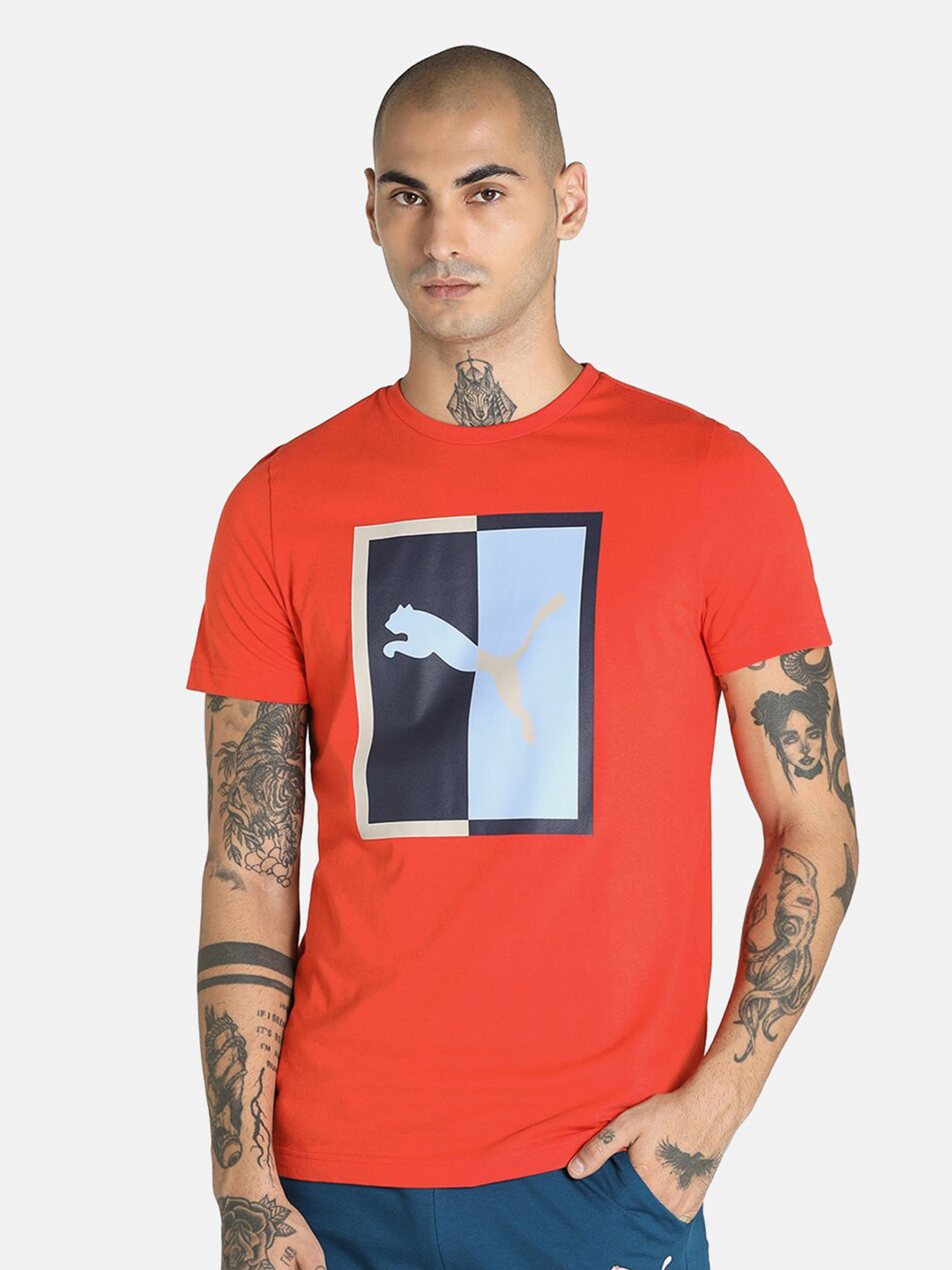 Puma Printed Slim Fit T-shirt