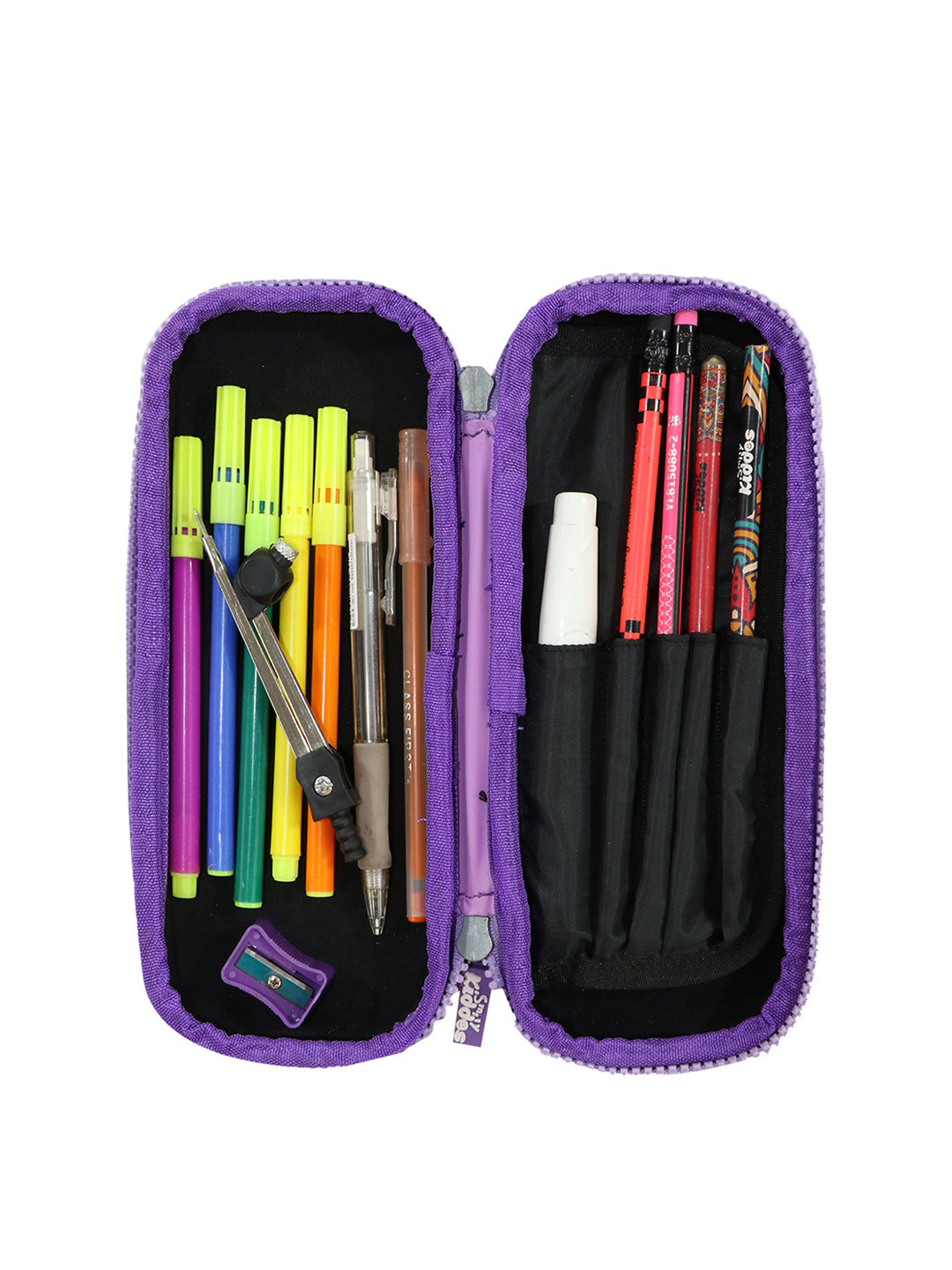 Smily Kiddos Purple Solid Pencil Case