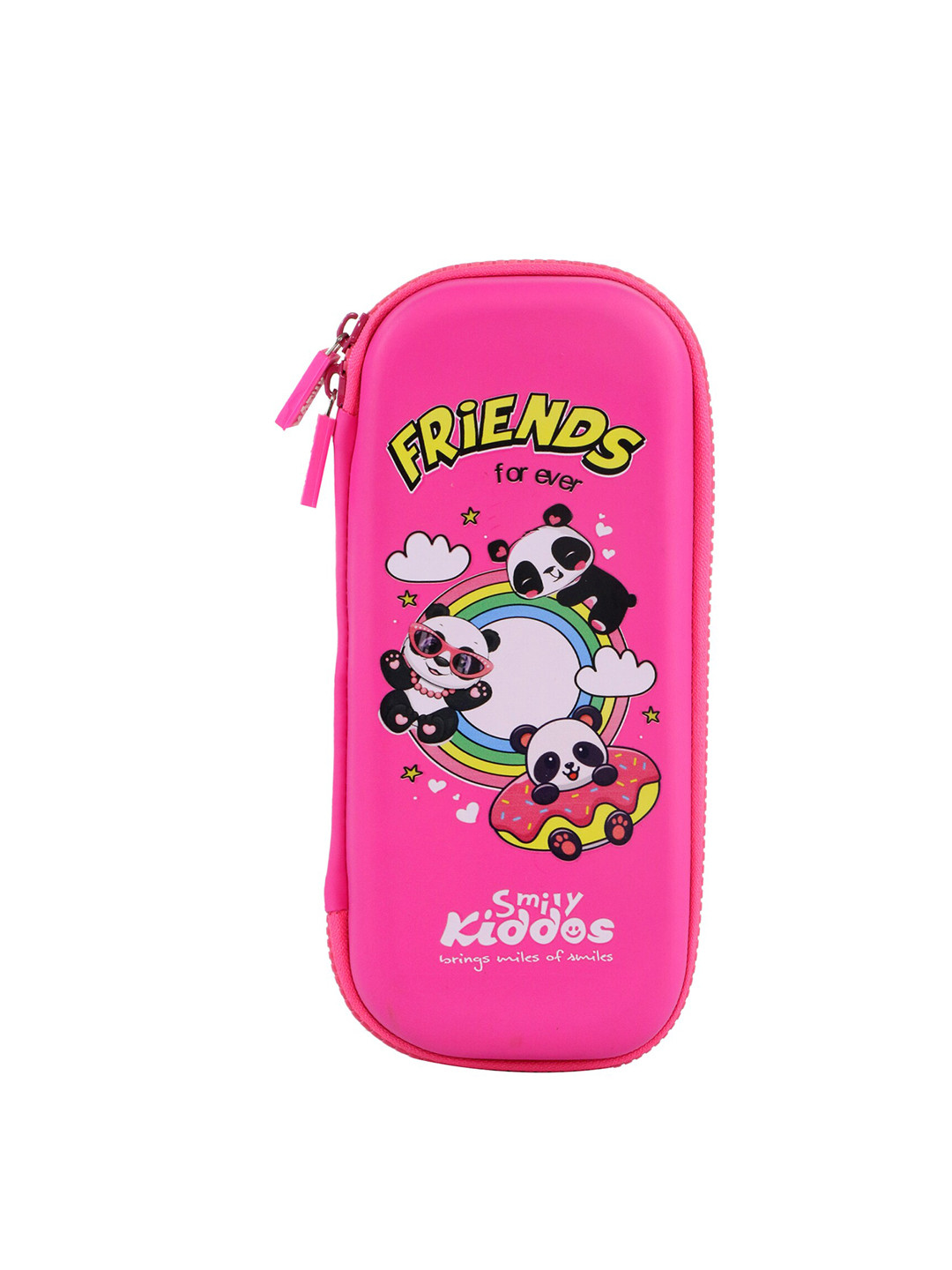 Smily Kiddos Kids Pink Printed Panda Pencil Case