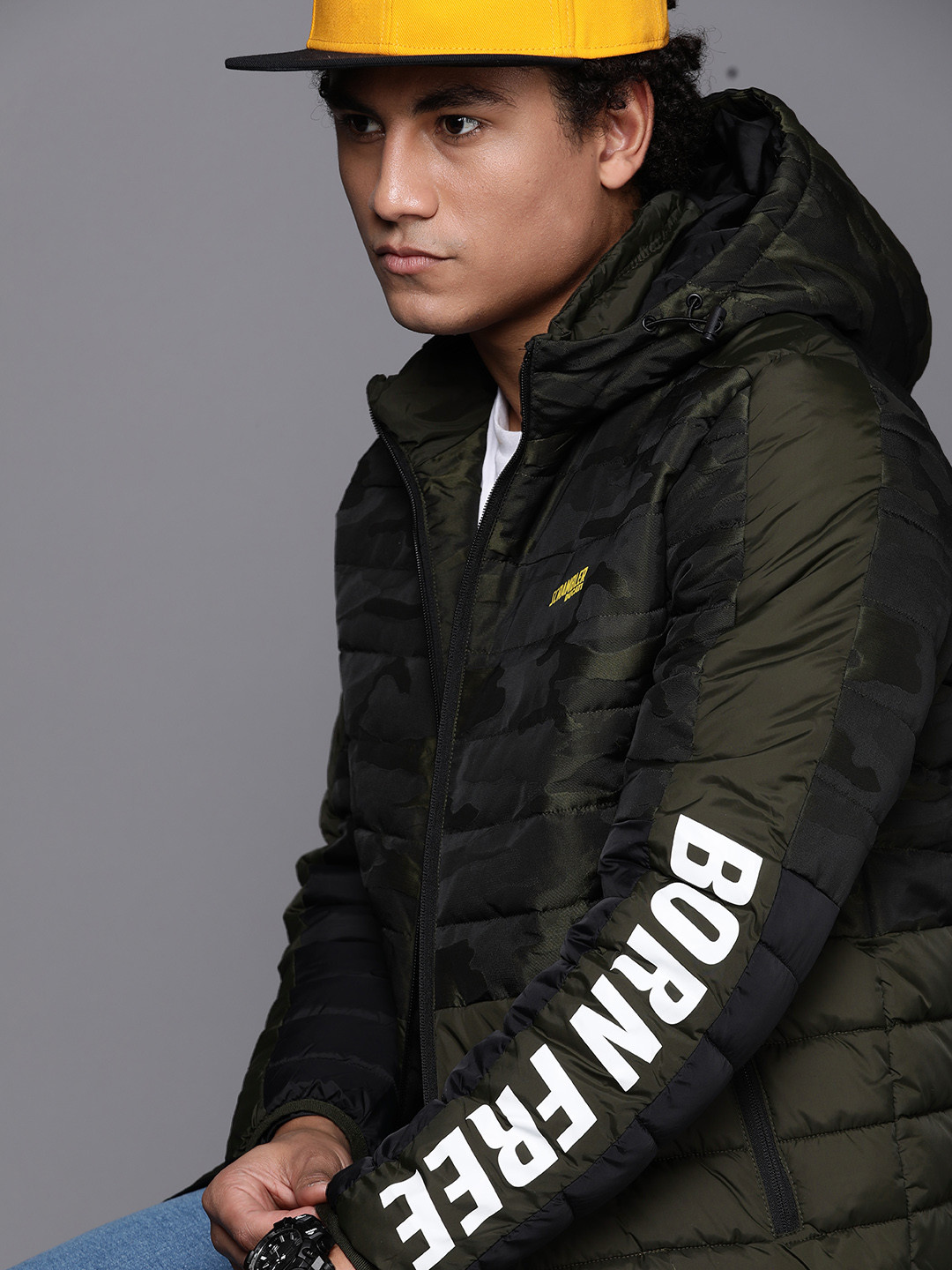 Ducati x Scrambler Men Camouflage Padded Jacket