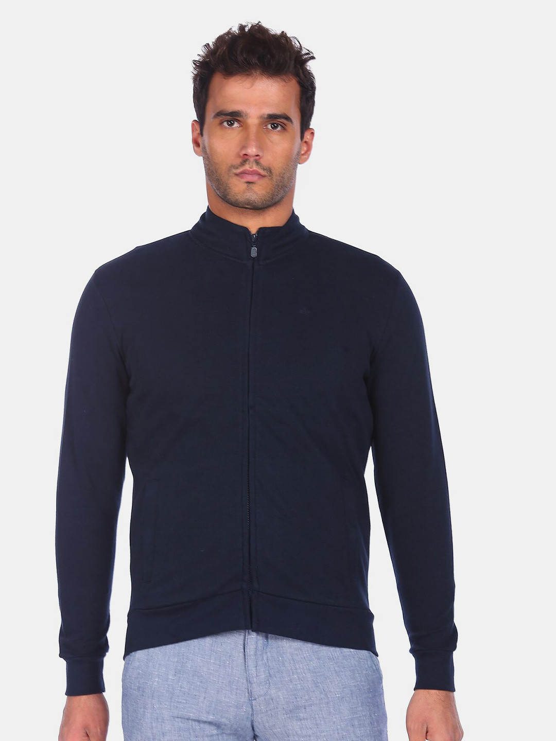 Arrow Sport Men Blue Sweatshirt