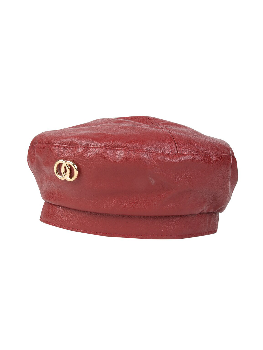 iSWEVEN Unisex Maroon Ascot Cap
