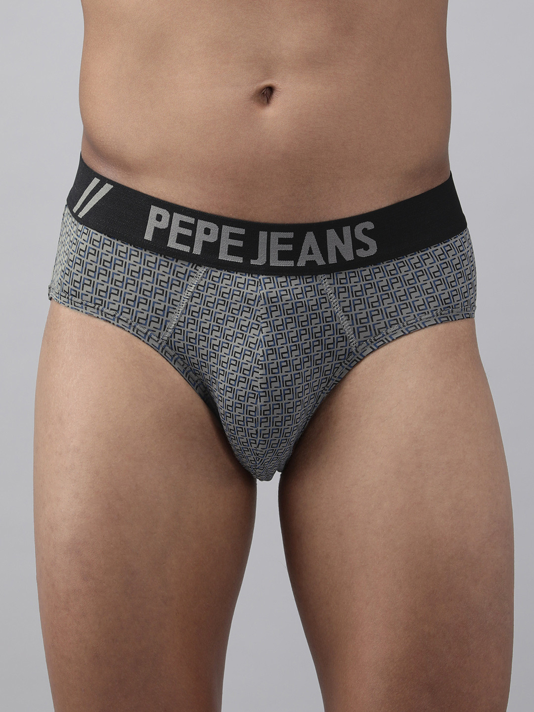 Pepe Jeans Green Printed Hipster Brief BGB02OLIVE AOP S