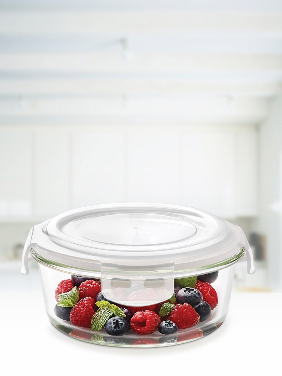 BOROSIL Transparent Solid Storage Container