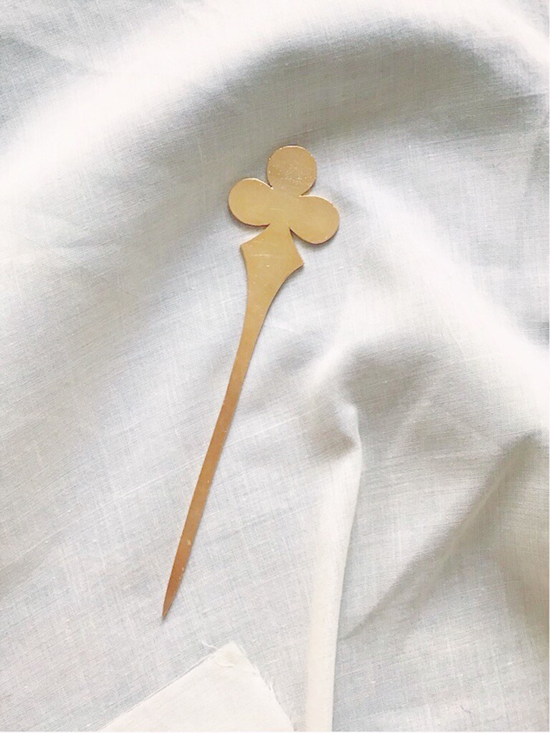 Mitali Jain 18k Gold-Plated Clubs Bookmark