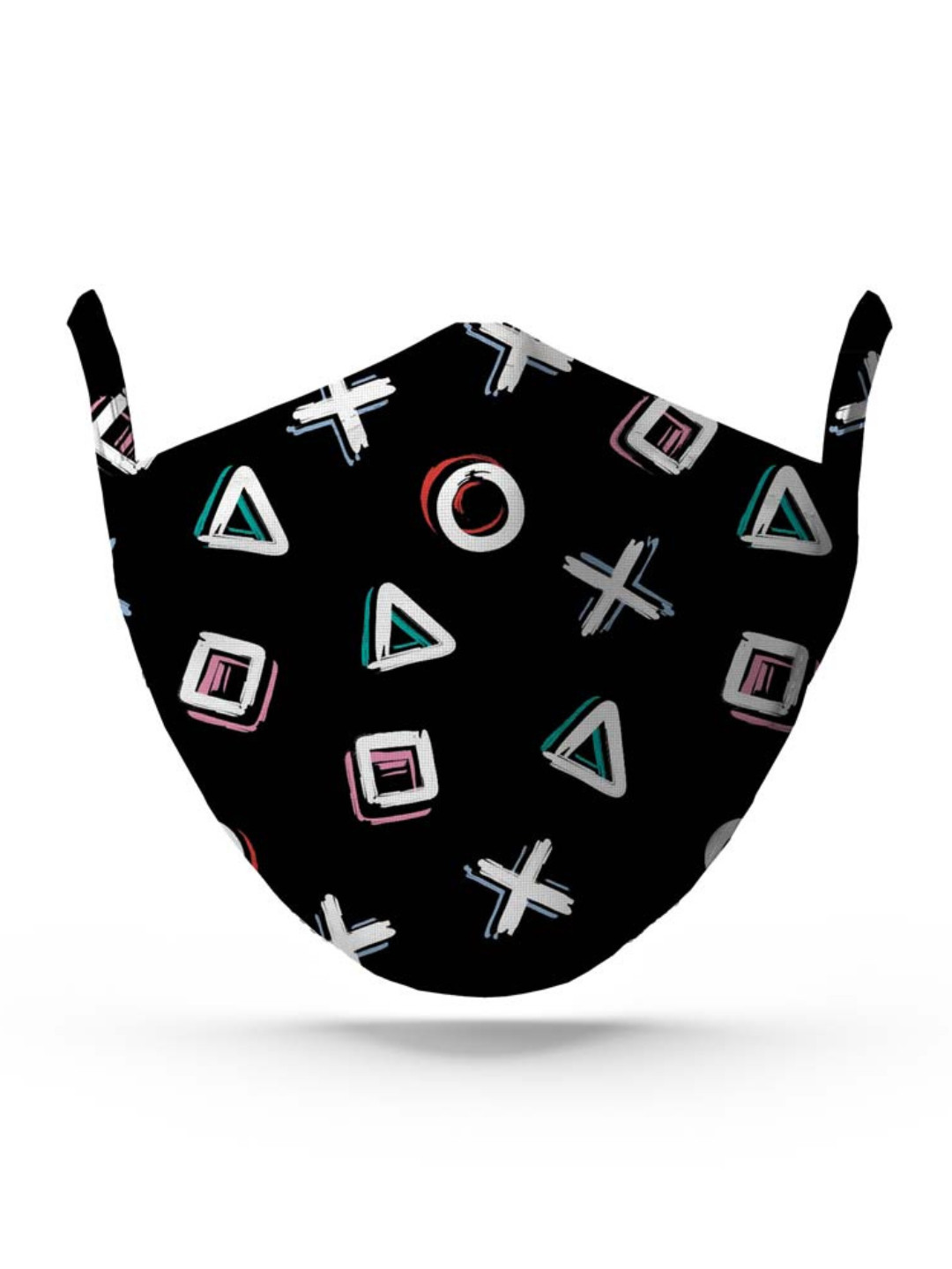 wHAT'S DOwn Unisex Multicolored Printed Cotton Reusable Face Mask