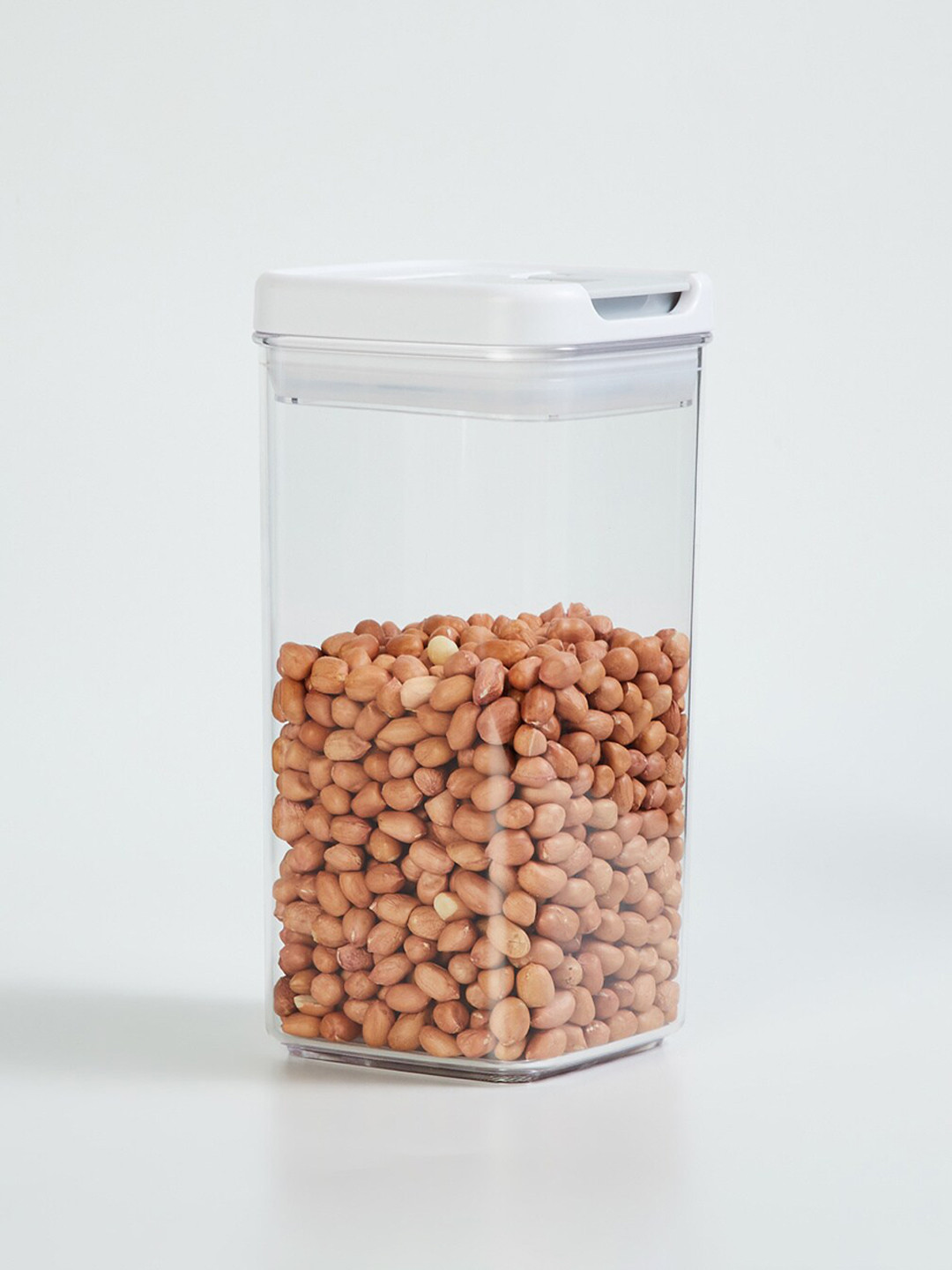 Home Centre Palestine Camden Transparent Glass Air Tight Clip-On Graduated Container-1.2L
