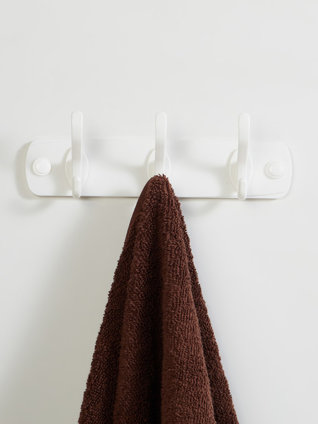 Home Centre White Adhesive Wall Hook With 3 Hooks