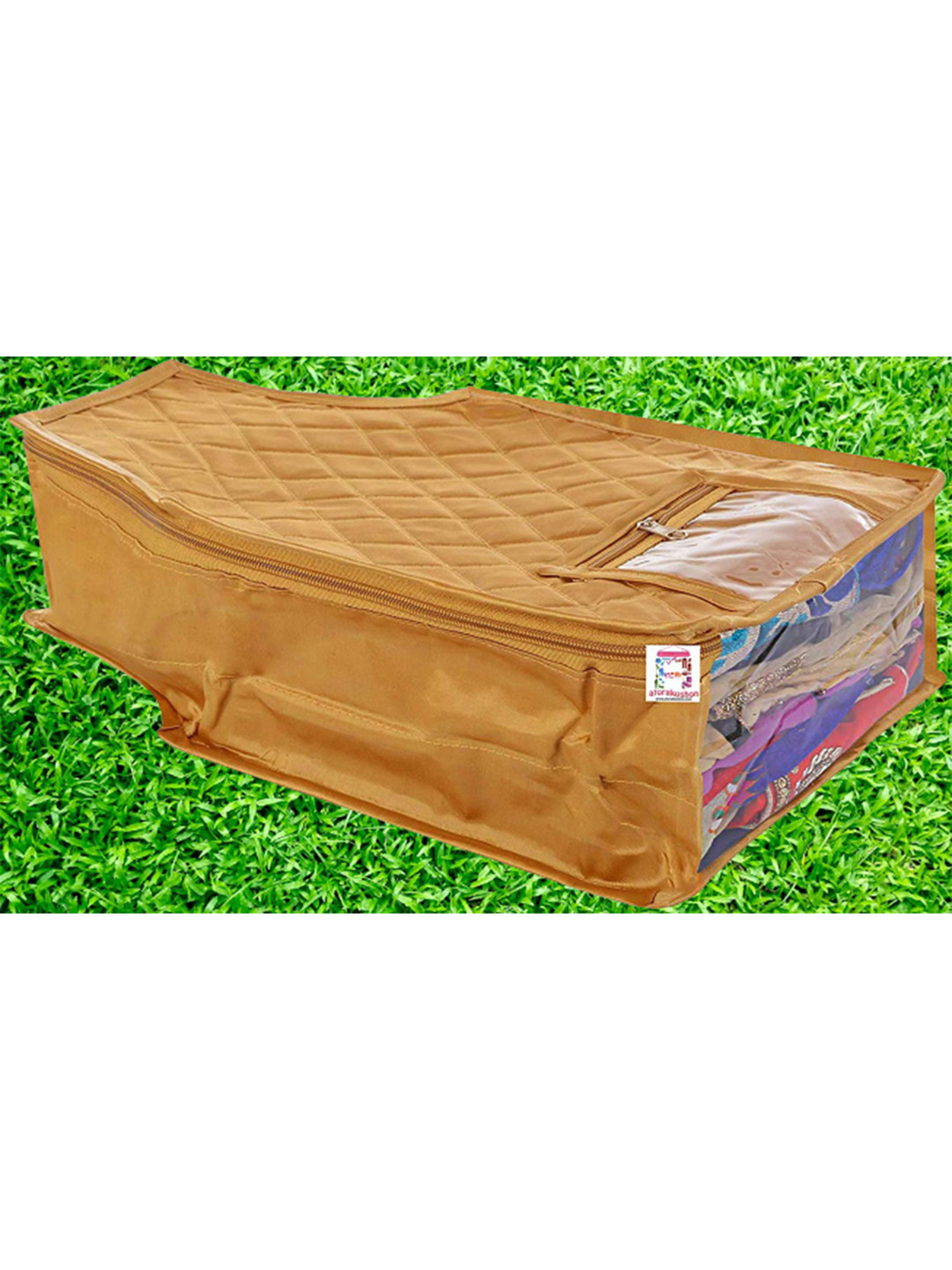 atorakushon Gold-Toned Pack Of 4 Wardrobe Garments Organizer