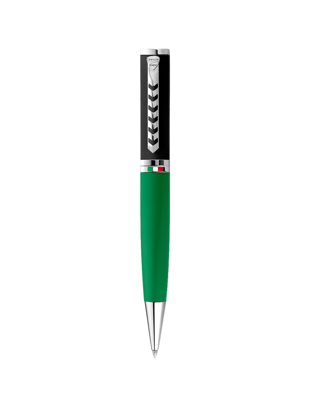 DUCATI CORSE Men Black, Green & Silver-Toned Solid Writing Ball Pen