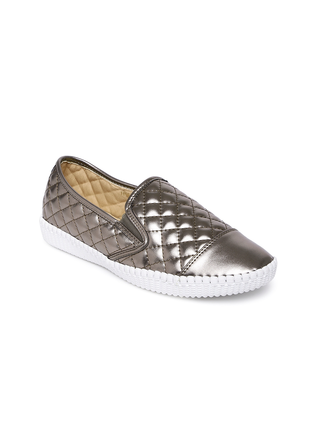 Buy Tresmode Women Metallic Slip On Sneakers Casual Shoes for Women 1788283 Myntra