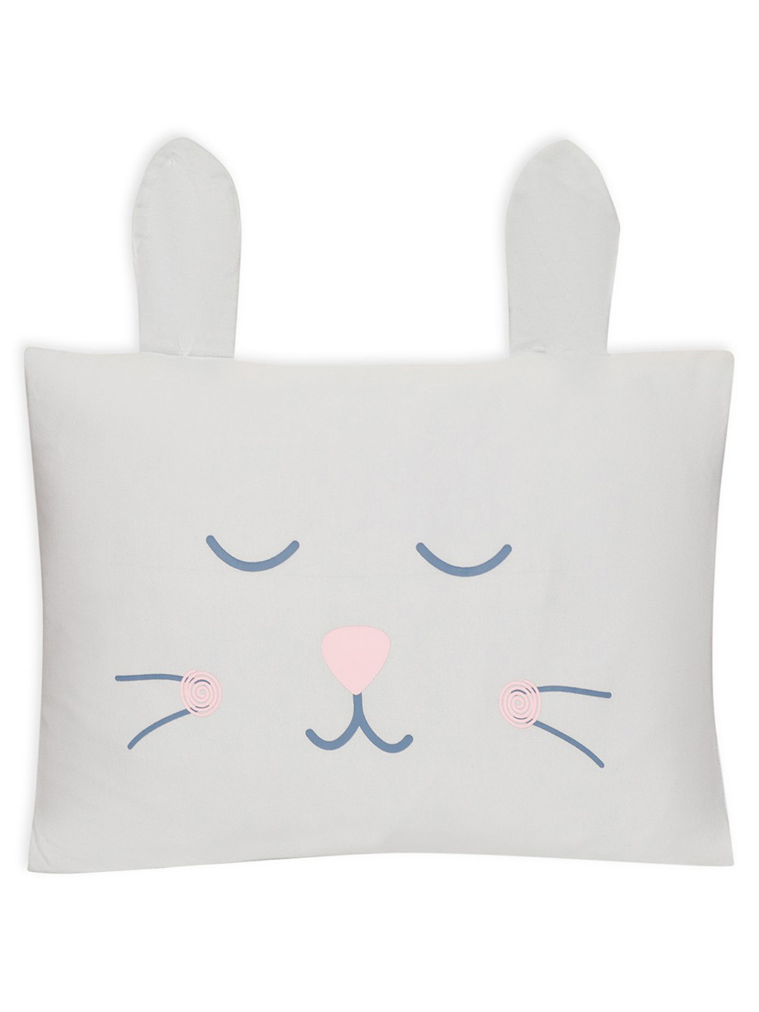 MiArcus Constellation Burrow White Animal Print Cotton Medium Baby Pillow-35 x 50 x 35 cm