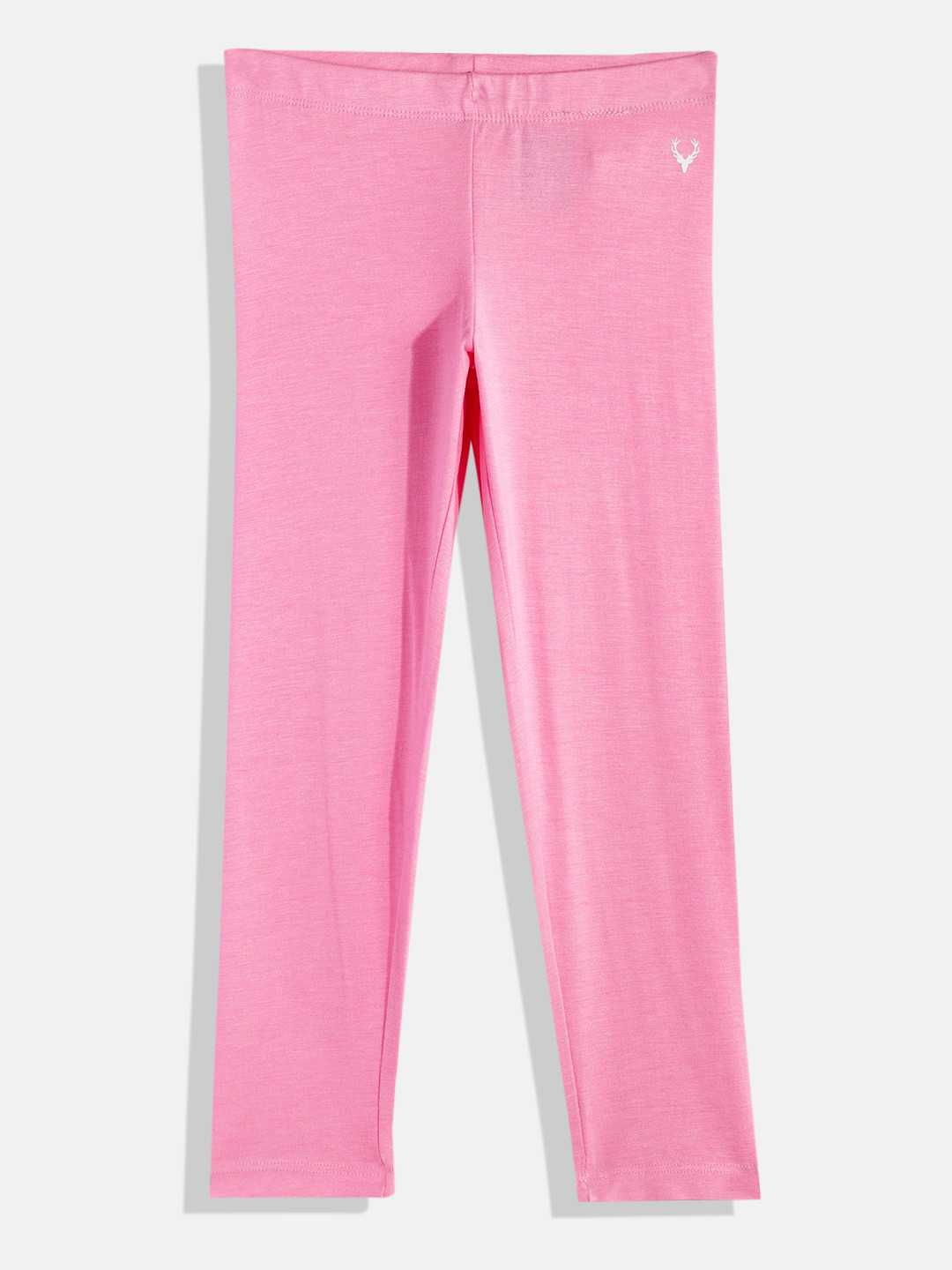 Allen Solly Junior Girls Regular Fit Mid-Rise Snug Tech Knitted Ankle-Length Leggings