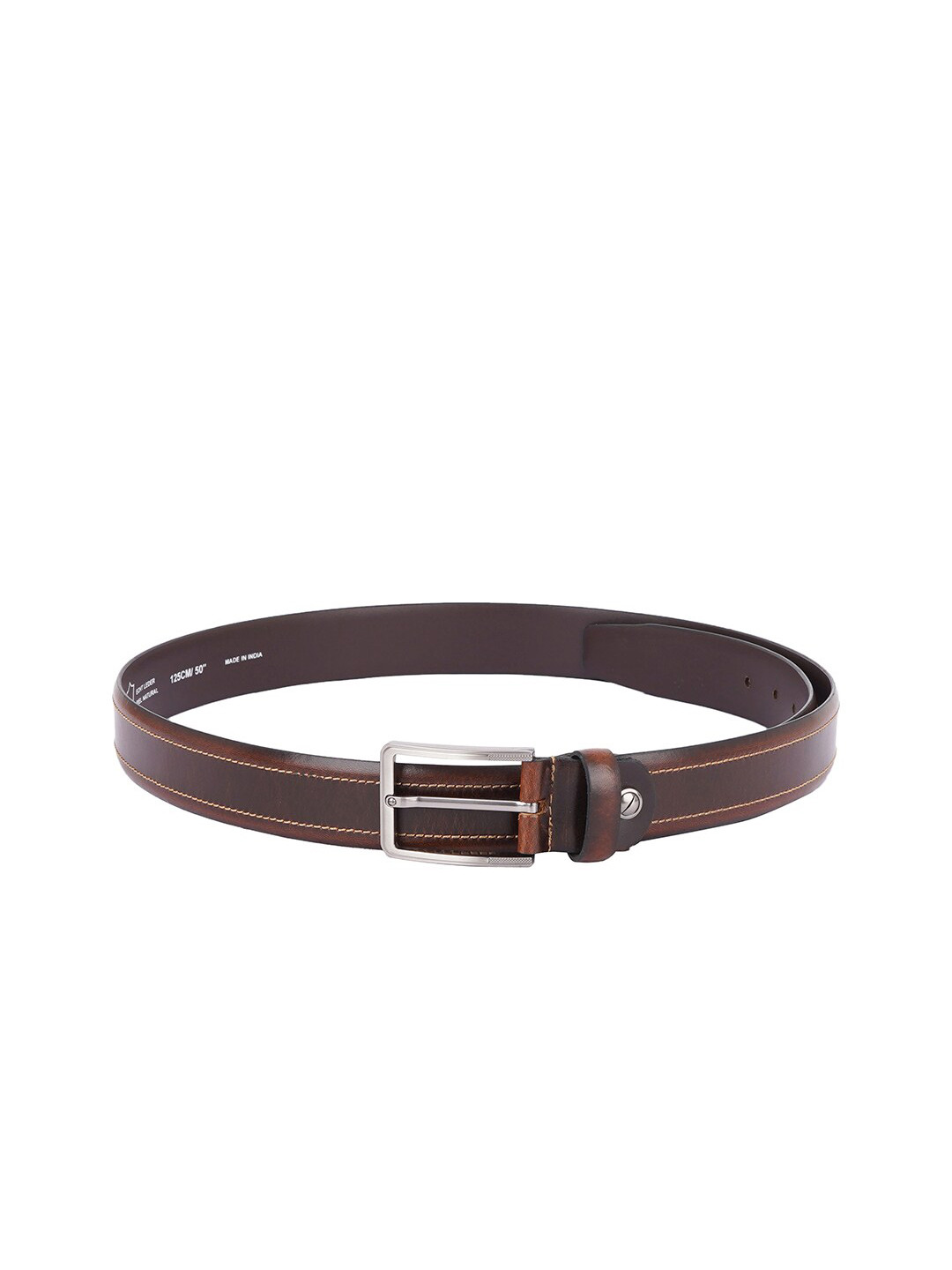 Style SHOES Men Brown Leather Belt