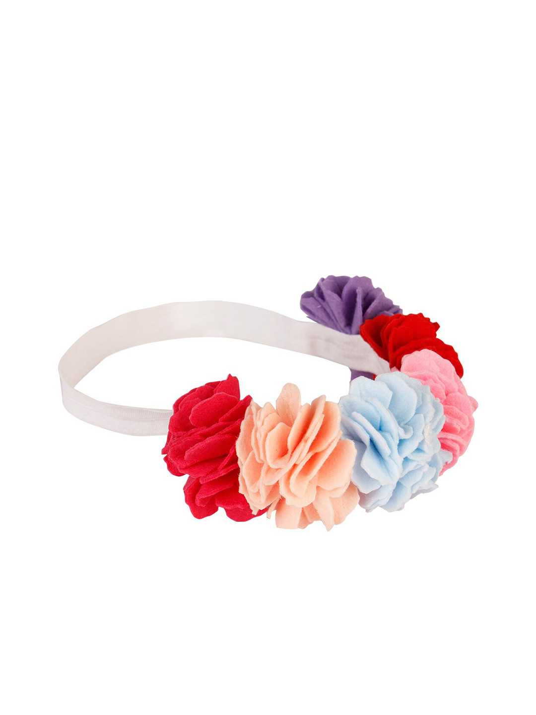 Aye Candy Girls Multicolored Rainbow Flower Tiara Headband