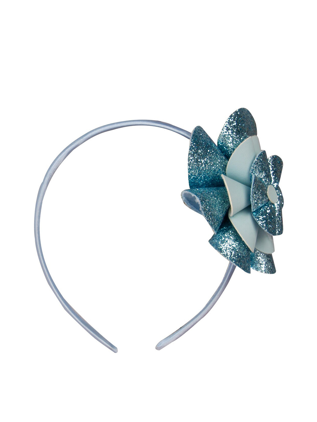Aye Candy Girls Blue Big Flower Hairband
