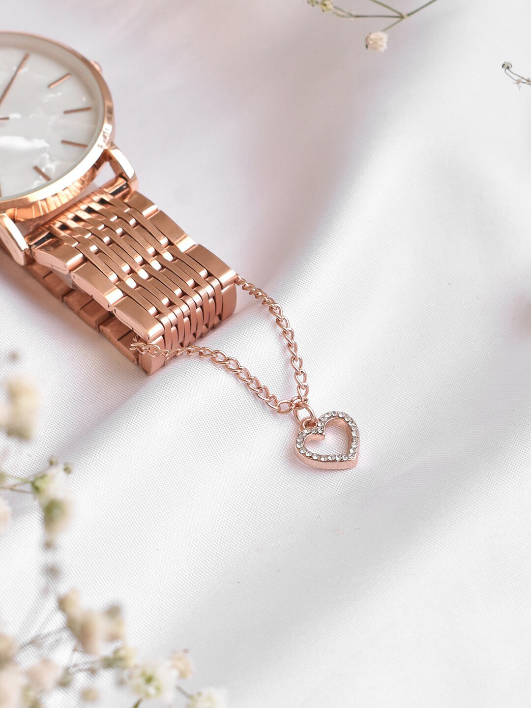 JOKER & WITCH Rose Gold Bits Of Love Watch Charm