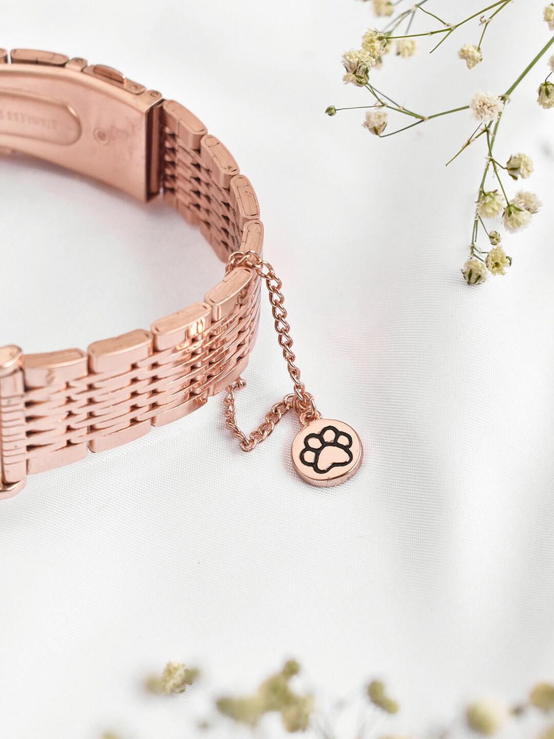 JOKER & WITCH Rose Gold-Toned Pawsome Watch Charm
