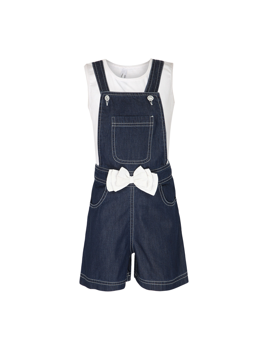 StyleStone Girls Navy & White Clothing Set