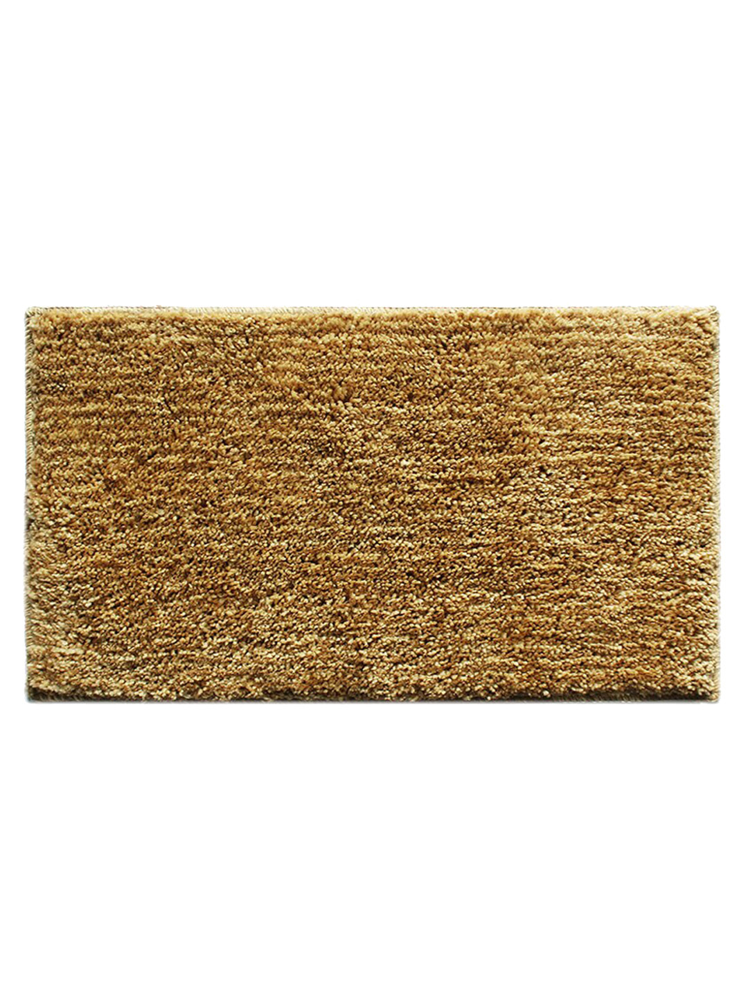 LUXEHOME INTERNATIONAL Beige 2200GSM Rubber Backing Ultra Soft Bath Rug