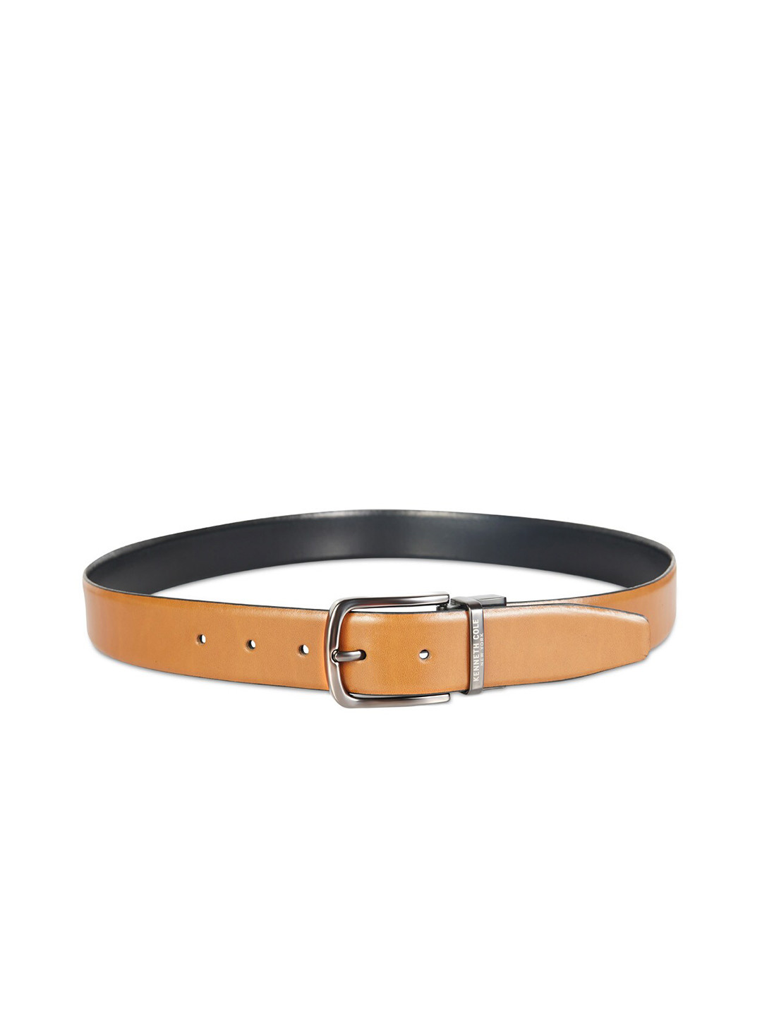 Kenneth Cole Men Brown Reversible Leather Formal Belt