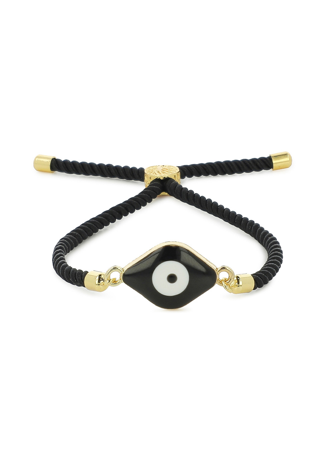 EL REGALO Unisex Black & White Charm Bracelet